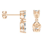 Load image into Gallery viewer, Drop Diamond Earrings