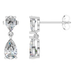Load image into Gallery viewer, Drop Diamond Earrings