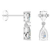Drop Diamond Earrings