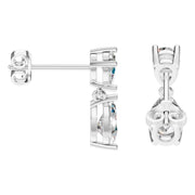 Drop Diamond Earrings