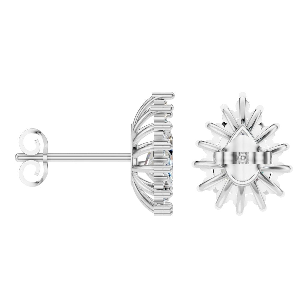 The Halo Pear Studs