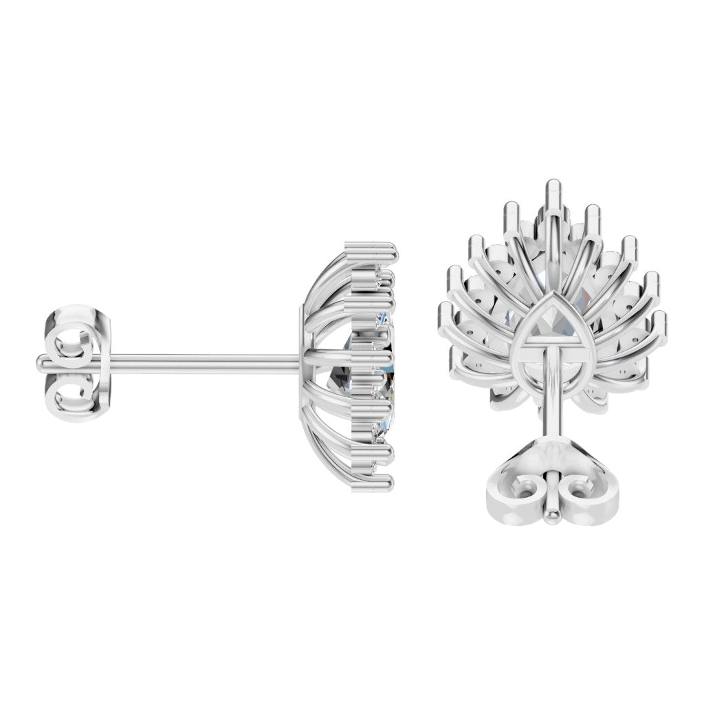 The Halo Pear Studs