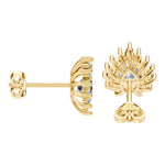 Load image into Gallery viewer, Pear Halo Studs