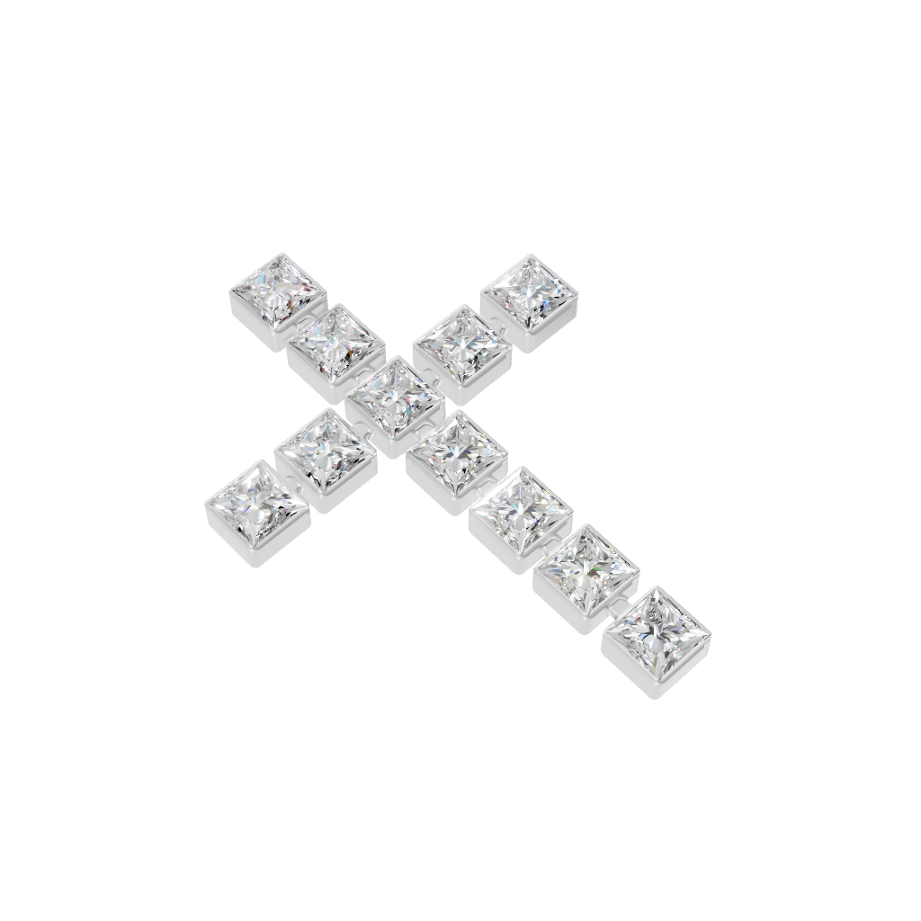 Cross 3.8mm x 3.8mm-WHITE