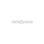 Load image into Gallery viewer, Cross 3.8mm x 3.8mm-WHITE