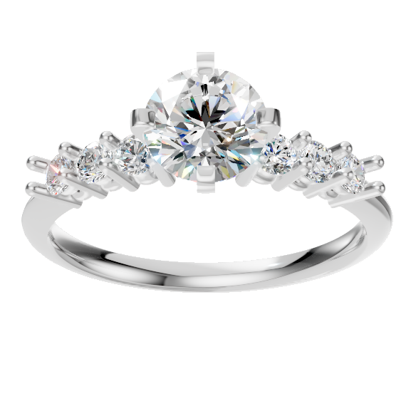 main ring customer 18k white