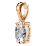 Load image into Gallery viewer, Oval Solitaire Pendant - NE1164