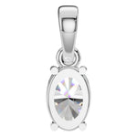 Load image into Gallery viewer, Oval Solitaire Pendant - NE1164