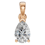 Load image into Gallery viewer, Pear Solitaire Pendant - NE1164