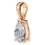 Load image into Gallery viewer, Pear Solitaire Pendant - NE1164