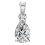 Load image into Gallery viewer, Pear Solitaire Pendant - NE1164