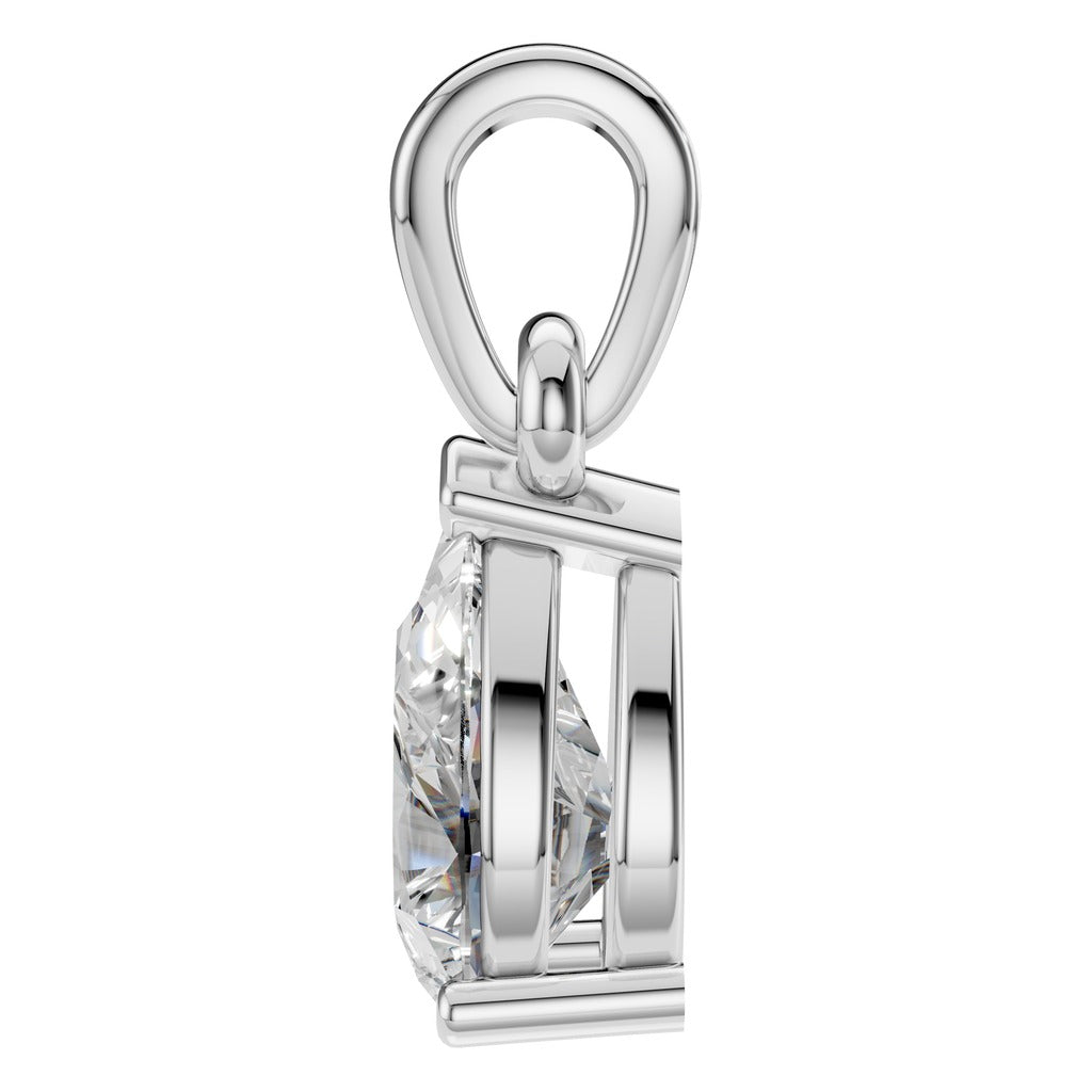 Pear Solitaire Pendant - NE1164