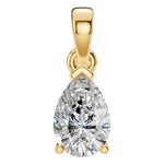 Load image into Gallery viewer, Pear Solitaire Pendant - NE1164