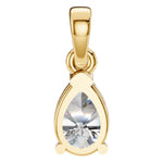 Load image into Gallery viewer, Pear Solitaire Pendant - NE1164