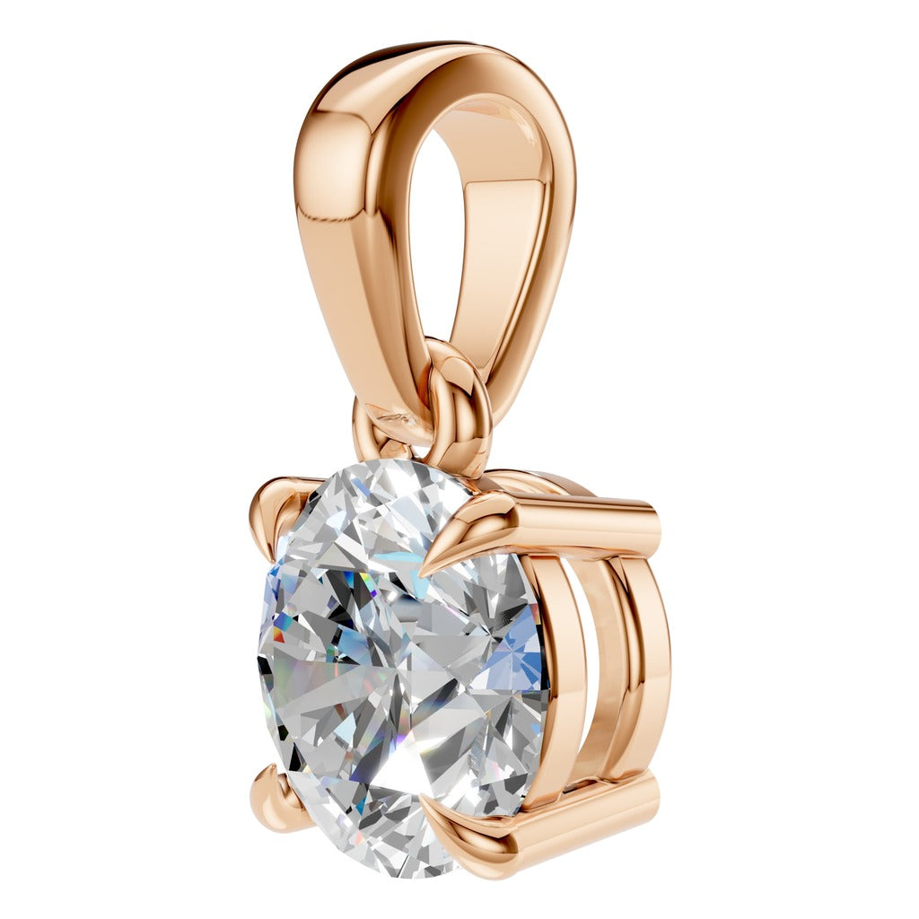 Classic Solitaire Pendant - NE1164