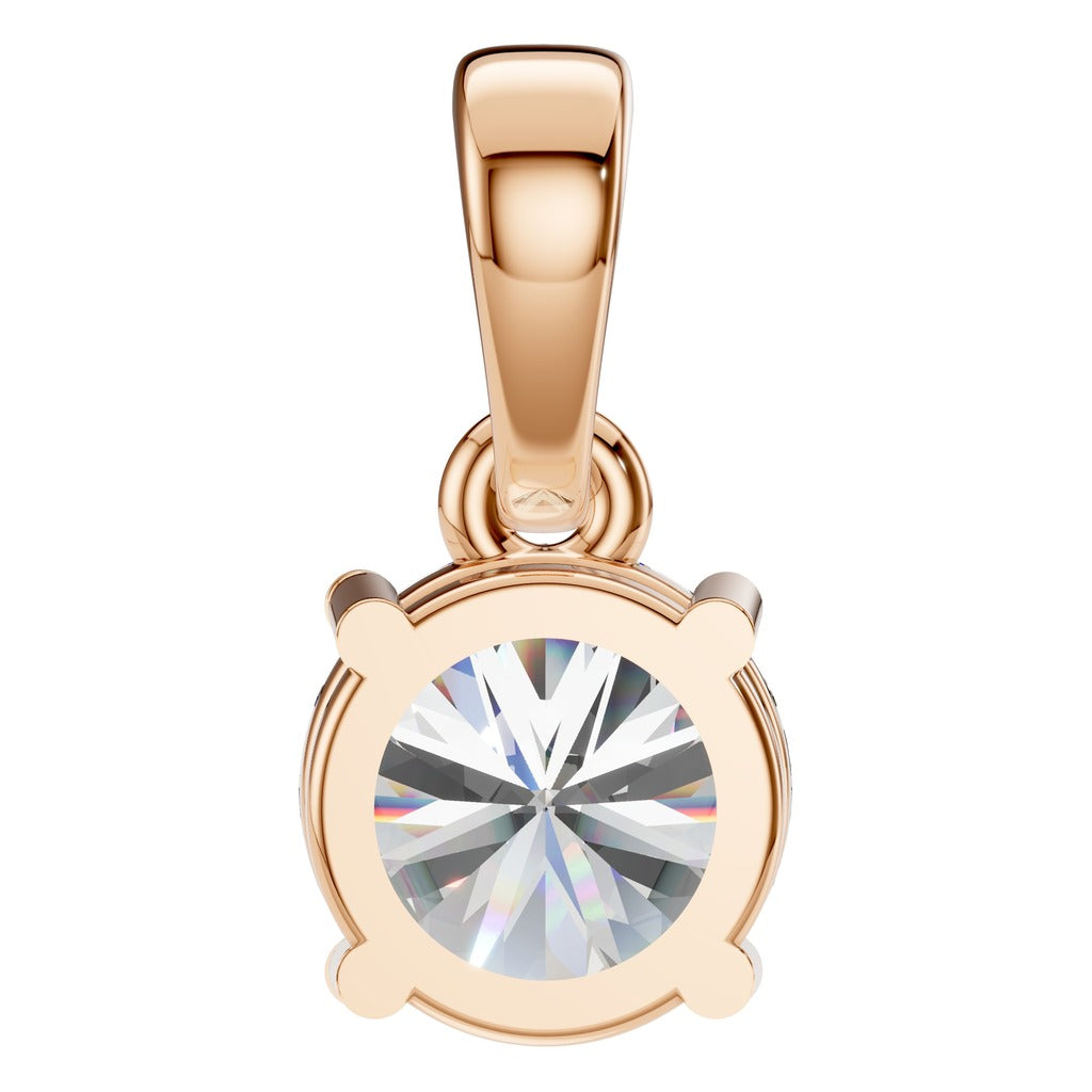 Classic Solitaire Pendant - NE1164