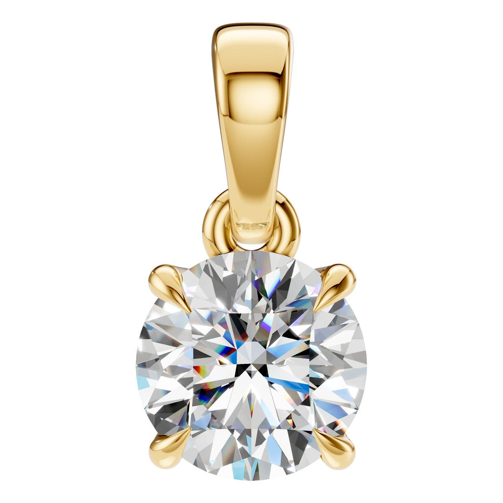 Classic Solitaire Pendant - NE1164