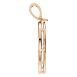 Load image into Gallery viewer, Circle pendant NE-9462-RO0015