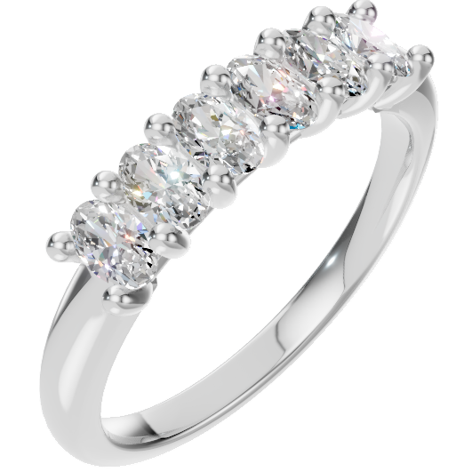 Pear Harmony Band Ring