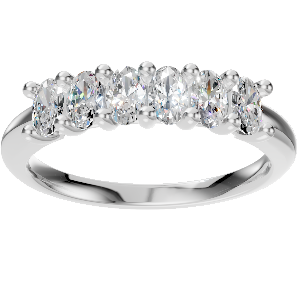 Pear Harmony Band Ring