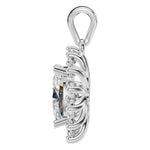 Load image into Gallery viewer, Oval Halo Pendant - PE3819