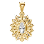 Load image into Gallery viewer, Oval Halo Pendant - PE3819