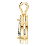 Load image into Gallery viewer, Pear Halo Pendant