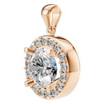 Load image into Gallery viewer, Round Halo Pendant