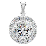 Load image into Gallery viewer, Round Halo Pendant
