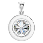 Load image into Gallery viewer, Round Halo Pendant