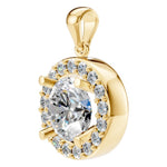 Load image into Gallery viewer, Round Halo Pendant