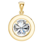 Load image into Gallery viewer, Round Halo Pendant