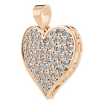 Load image into Gallery viewer, Amora Pavé Heart Pendant