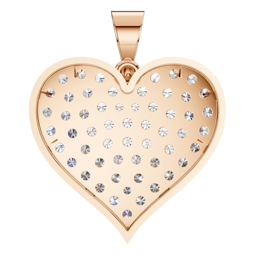 Amora Pavé Heart Pendant