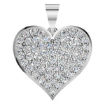 Load image into Gallery viewer, Amora Pavé Heart Pendant
