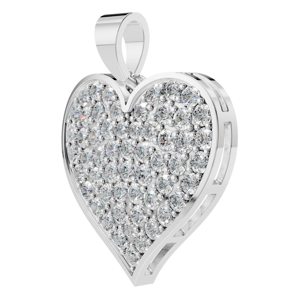 Amora Pavé Heart Pendant