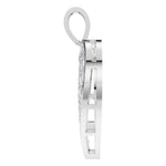 Load image into Gallery viewer, Amora Pavé Heart Pendant