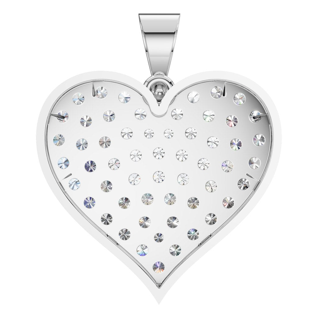 Amora Pavé Heart Pendant