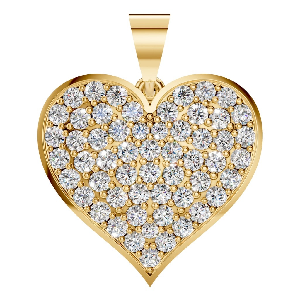 Amora Pavé Heart Pendant