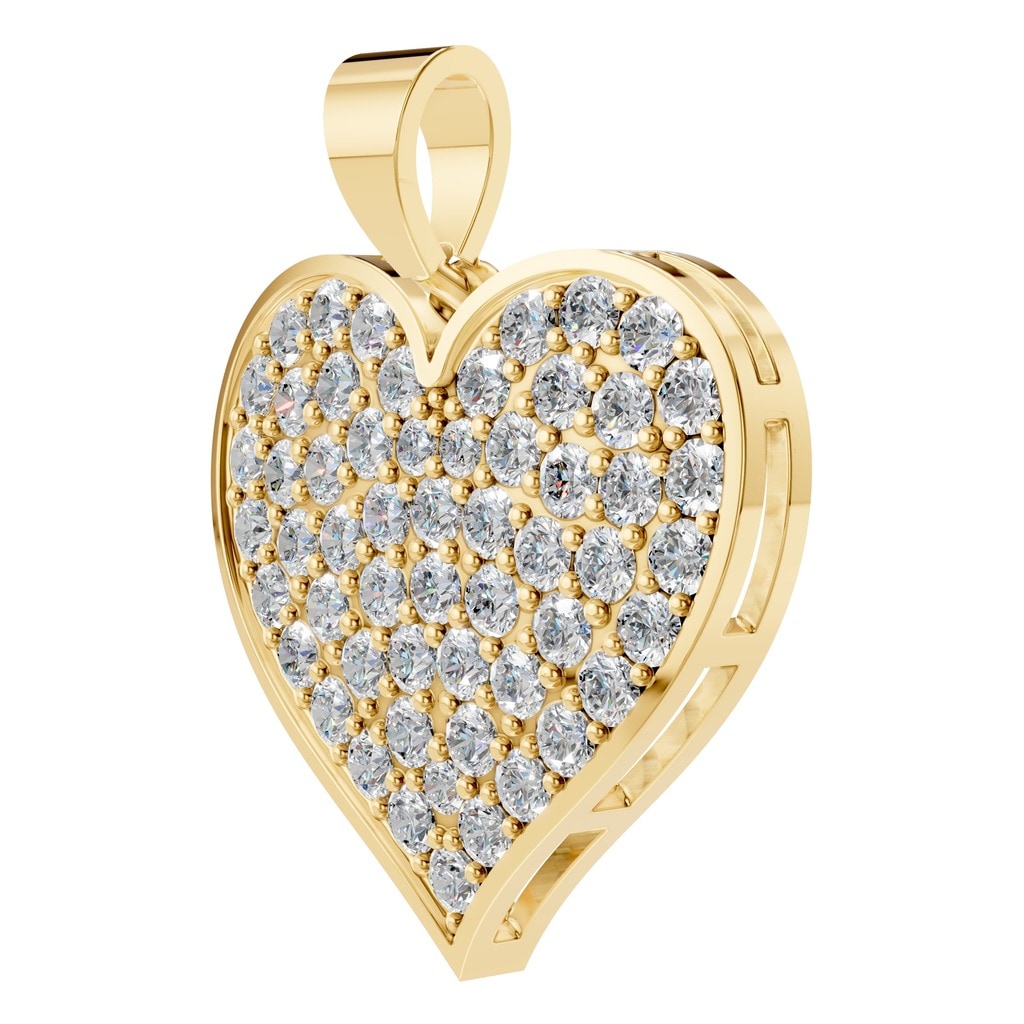 Amora Pavé Heart Pendant