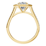 Load image into Gallery viewer, Emerald Double Halo Ring