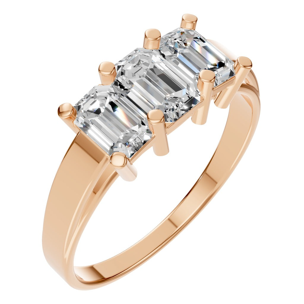 Emerald Trilogy Ring - RI1429