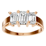Load image into Gallery viewer, Emerald Trilogy Ring - RI1429