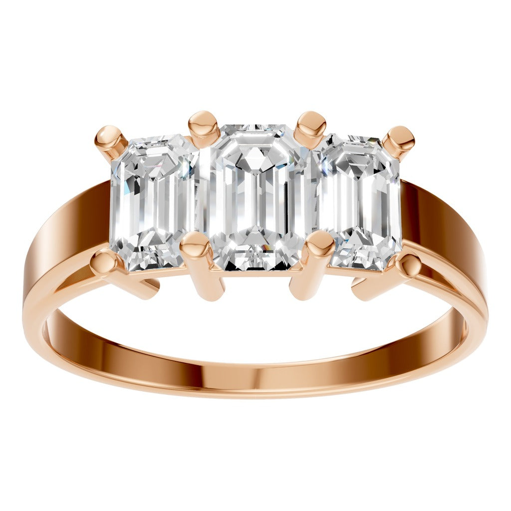 Emerald Trilogy Ring - RI1429