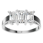 Load image into Gallery viewer, Emerald Trilogy Ring - RI1429