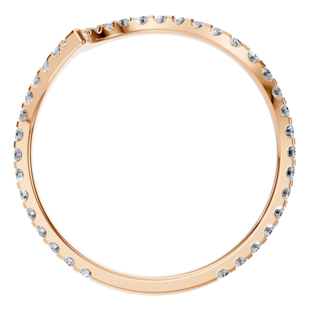 Curved Pavé Diamond Ring - RI2055