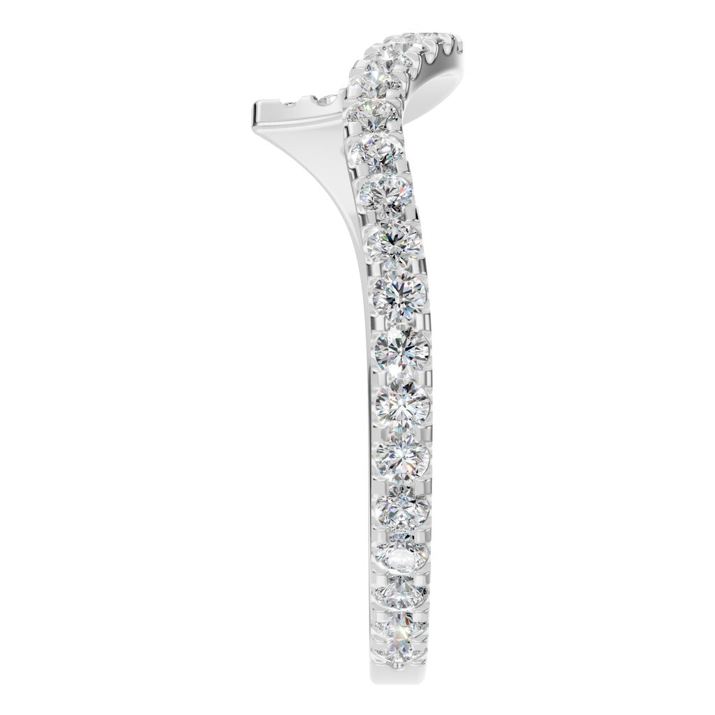 Curved Pavé Diamond Ring - RI2055