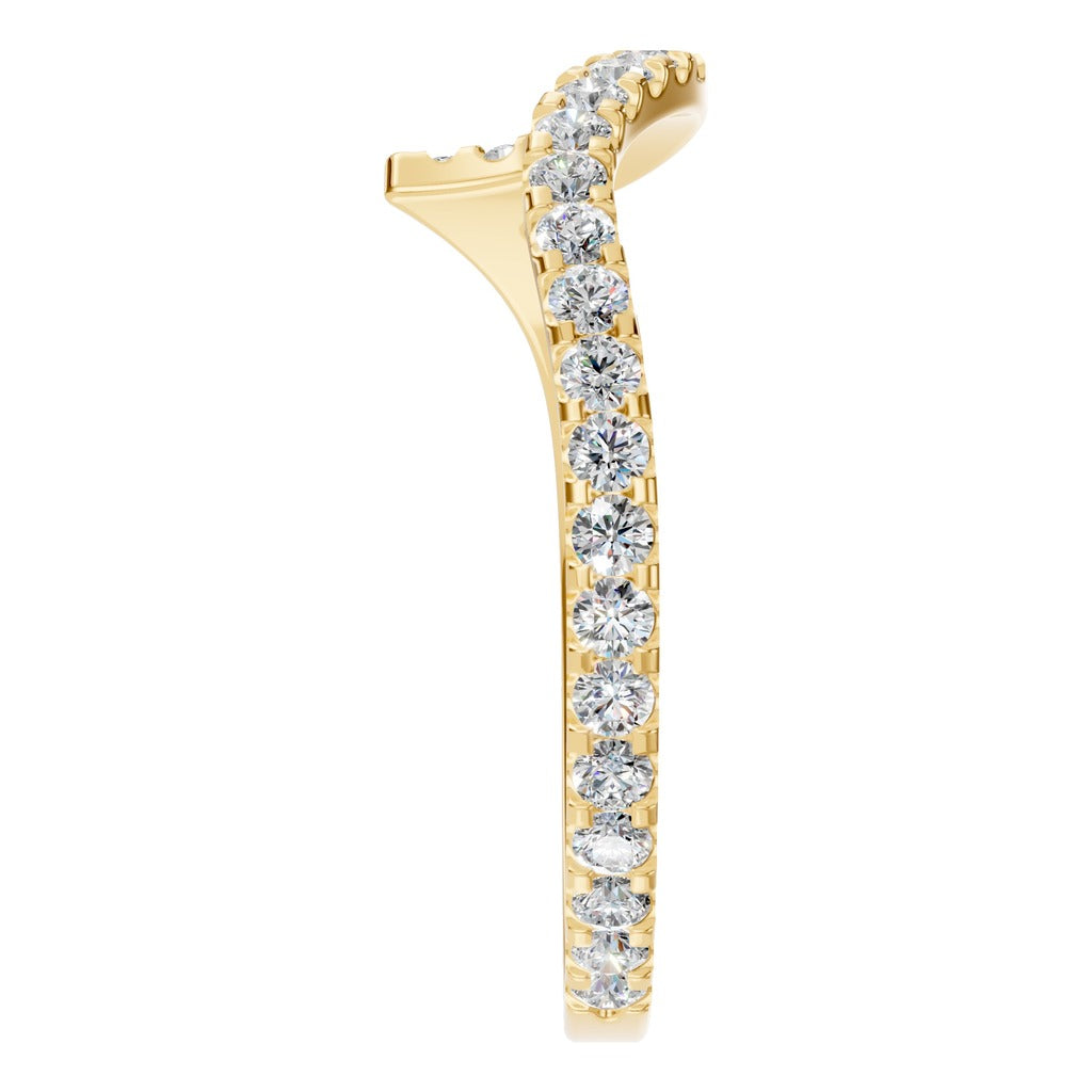 Curved Pavé Diamond Ring - RI2055
