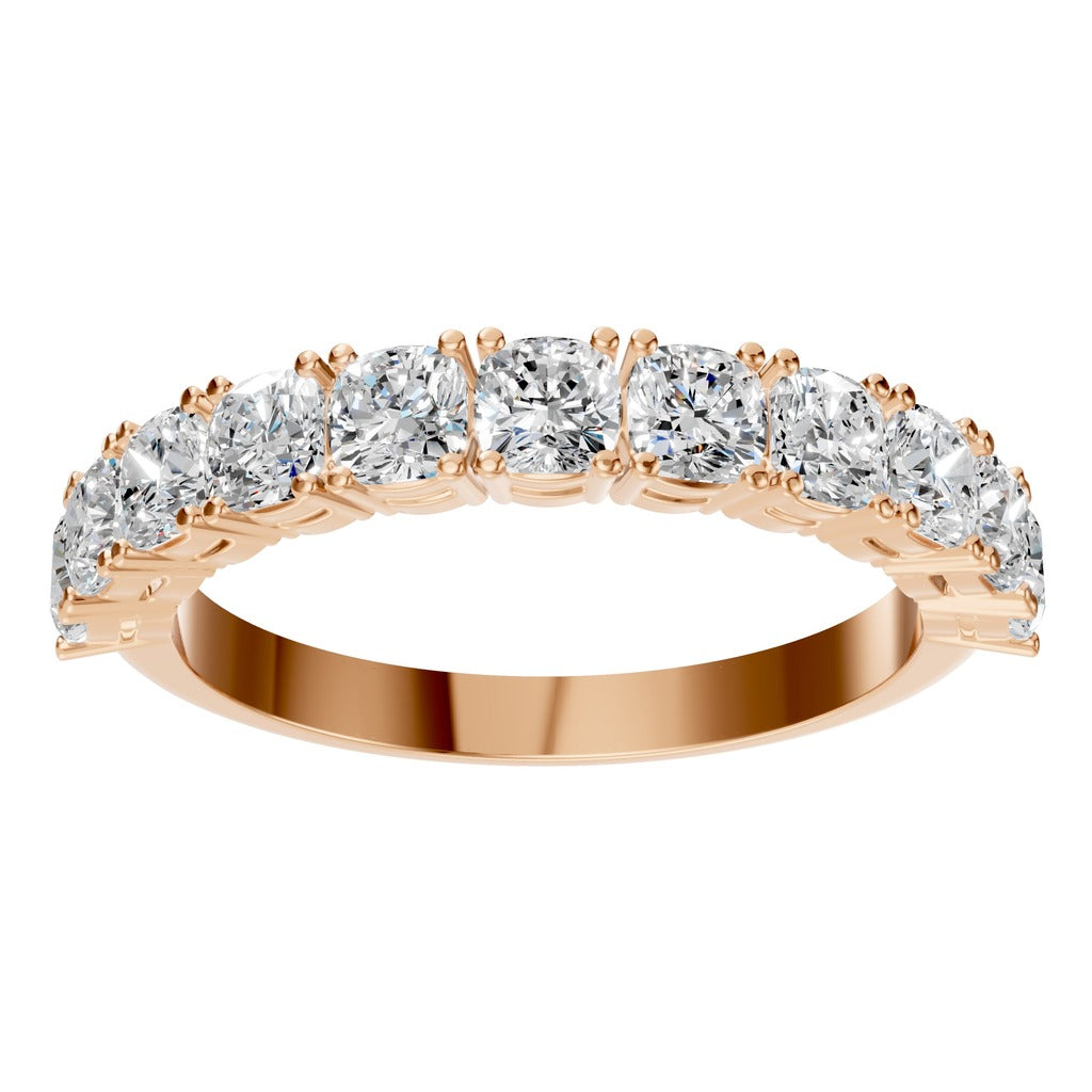 Cushion Half Eternity Ring - RI2503