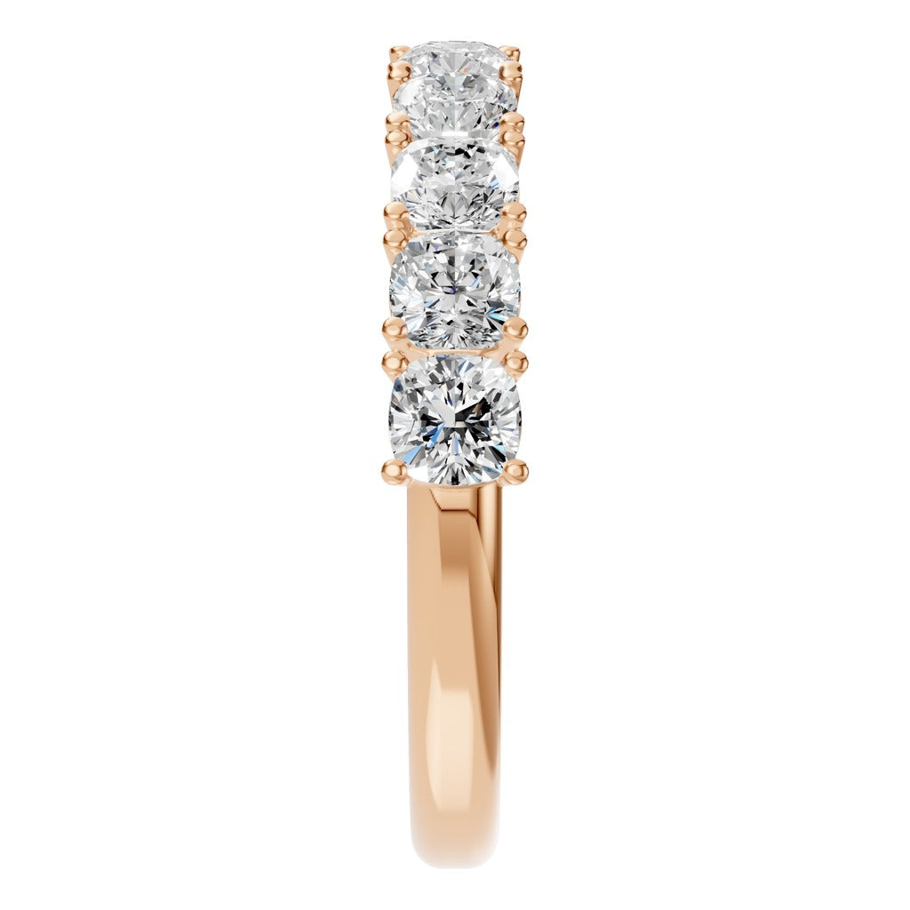 Cushion Half Eternity Ring - RI2503